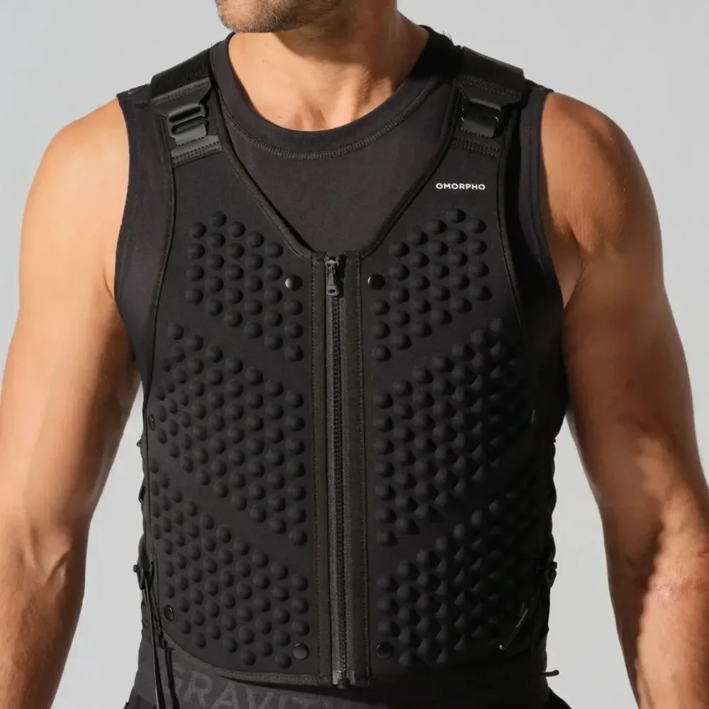 *Brand New* Omorpho Black Men's G-Vest Icon S-M w/ 10 lbs G-Pack Set